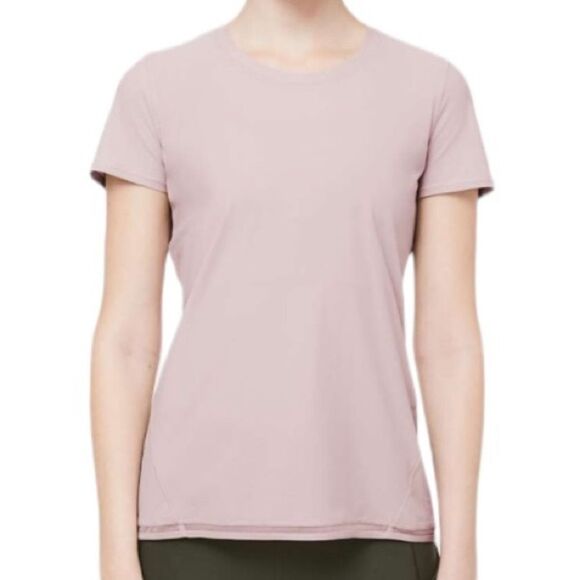 Lululemon Into The Sun Short Sleeve Powdered Mauve Size 2 - Picture 2 of 10